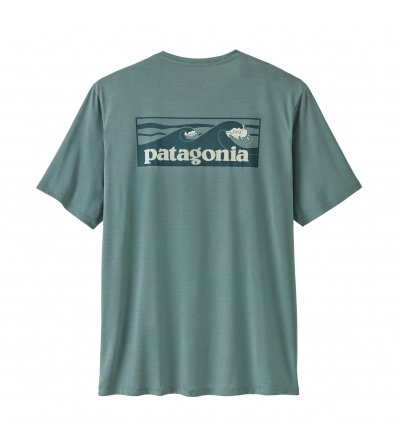 Тениска Patagonia Capilene Cool Daily Shirt - Boardshort Logo M's