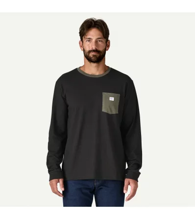 Блуза Patagonia Long Sleeve Shop Sticker Pocket Responsibili-Tee M's