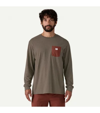 Блуза Patagonia Long Sleeve Shop Sticker Pocket Responsibili-Tee M's
